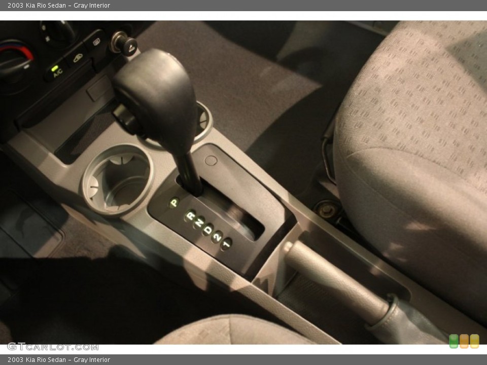 Gray Interior Transmission for the 2003 Kia Rio Sedan #76487282