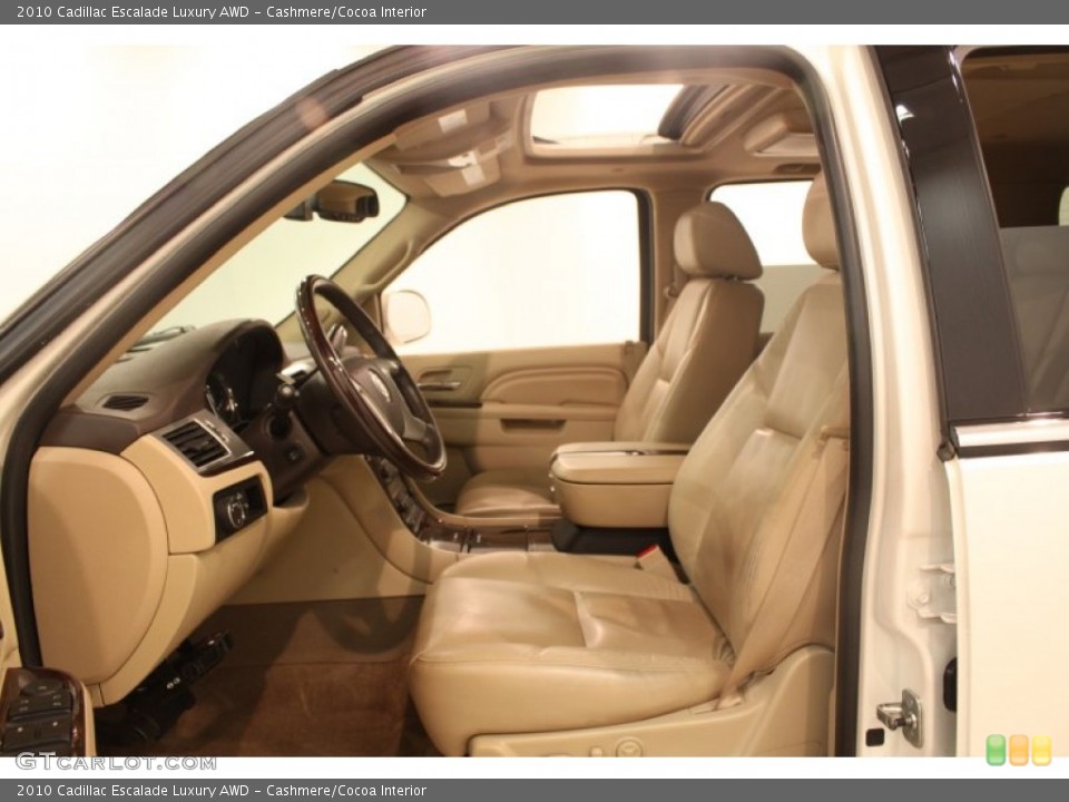 Cashmere/Cocoa Interior Photo for the 2010 Cadillac Escalade Luxury AWD #76487428