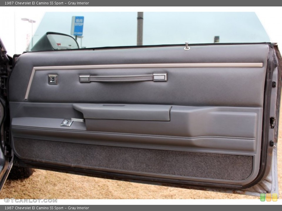 Gray Interior Door Panel for the 1987 Chevrolet El Camino SS Sport #76489154
