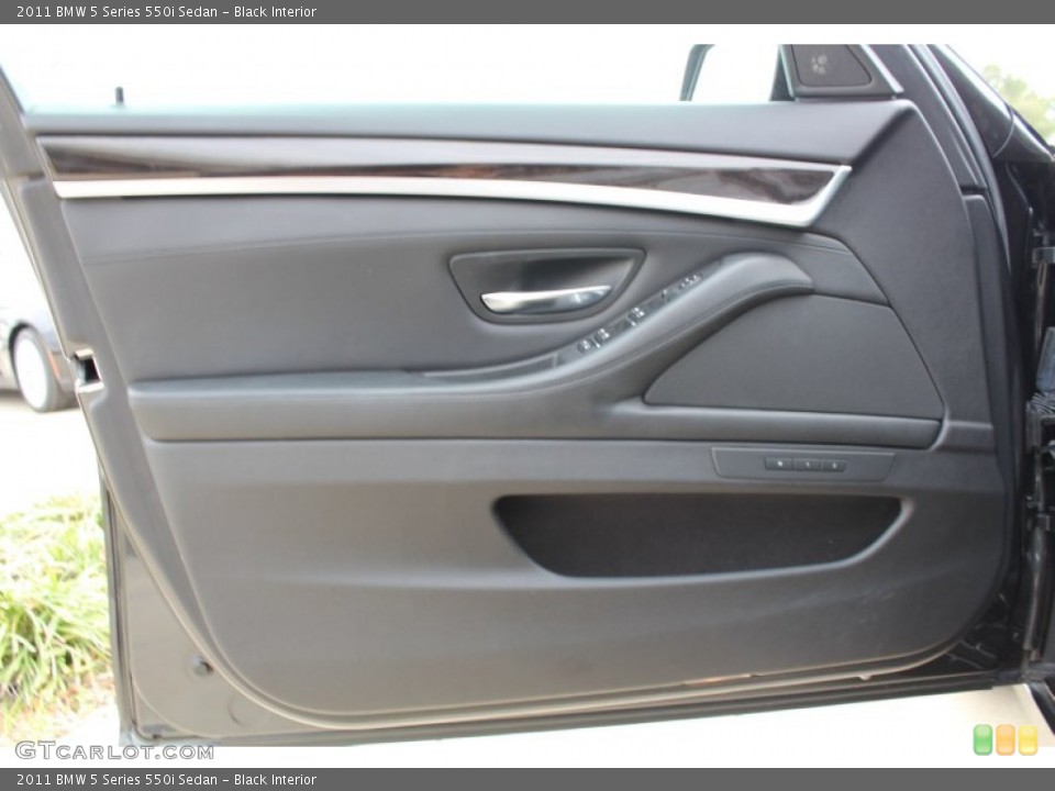 Black Interior Door Panel for the 2011 BMW 5 Series 550i Sedan #76489955