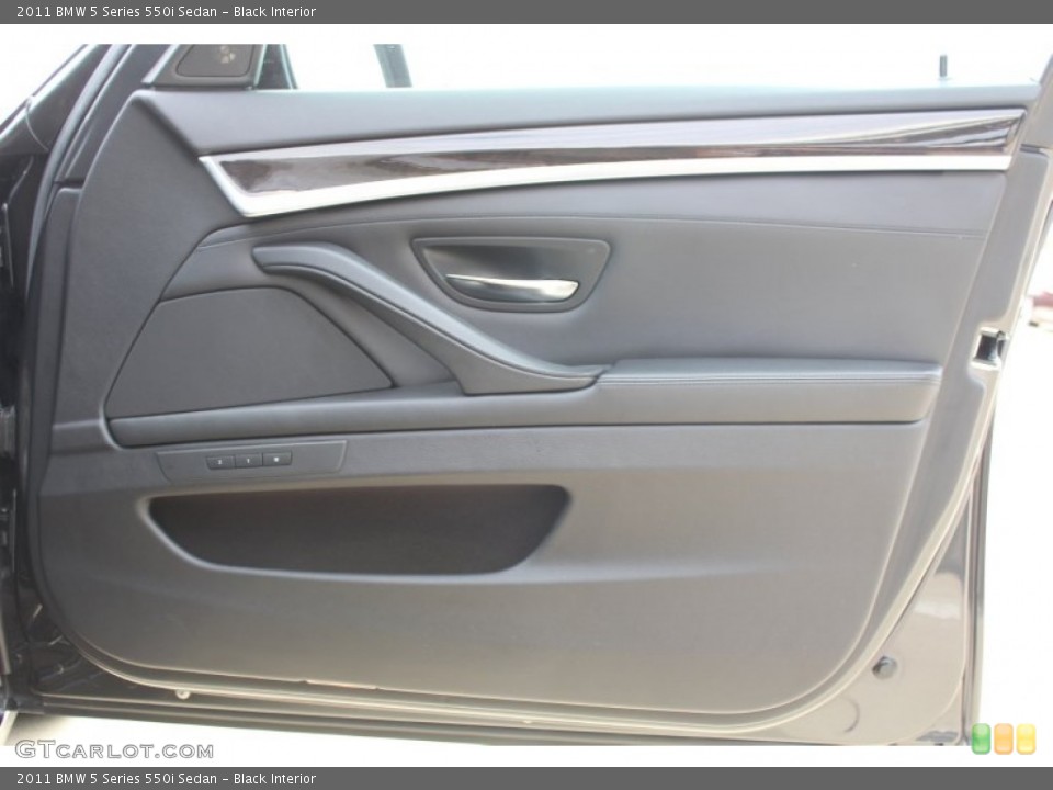 Black Interior Door Panel for the 2011 BMW 5 Series 550i Sedan #76489970