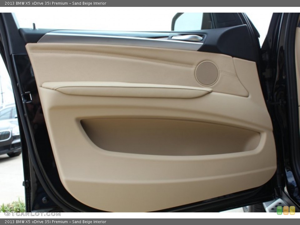 Sand Beige Interior Door Panel for the 2013 BMW X5 xDrive 35i Premium #76491405