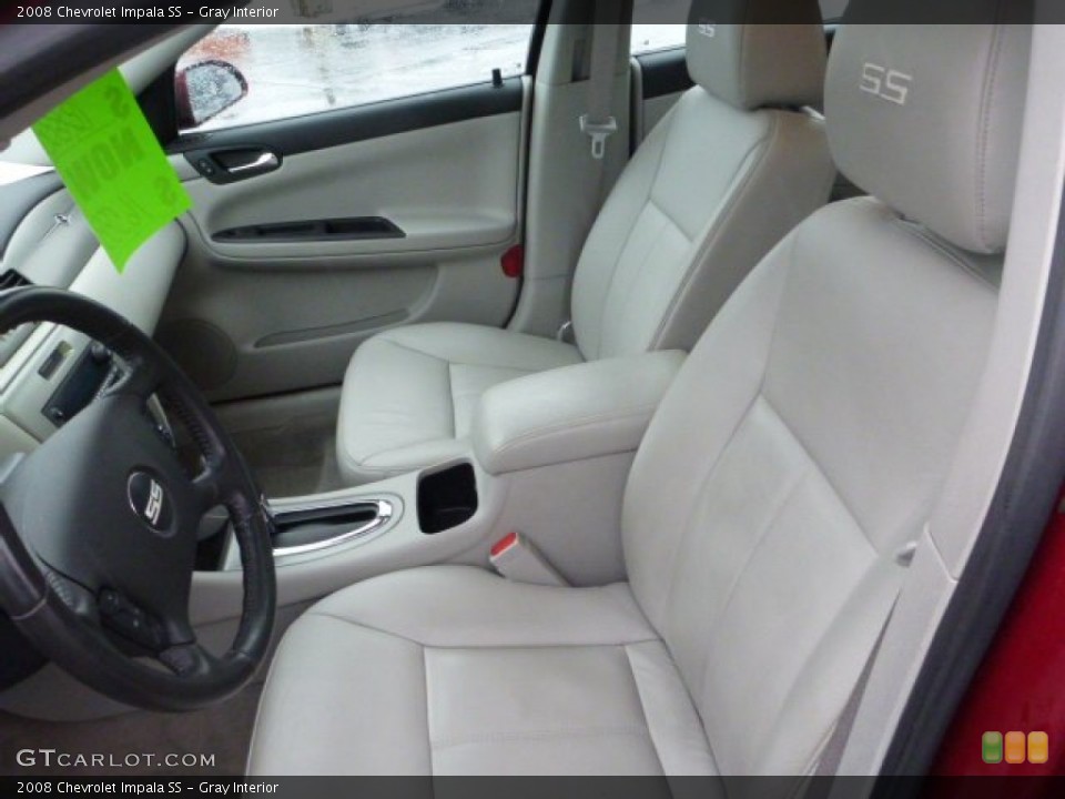 Gray Interior Front Seat for the 2008 Chevrolet Impala SS #76491420
