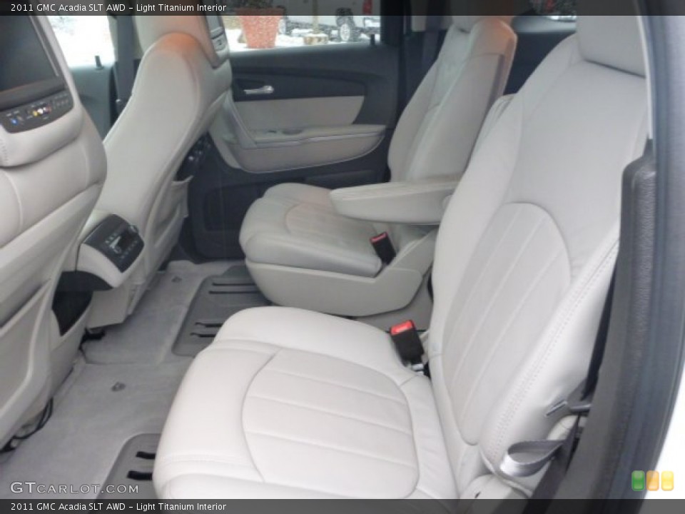Light Titanium Interior Rear Seat for the 2011 GMC Acadia SLT AWD #76491902