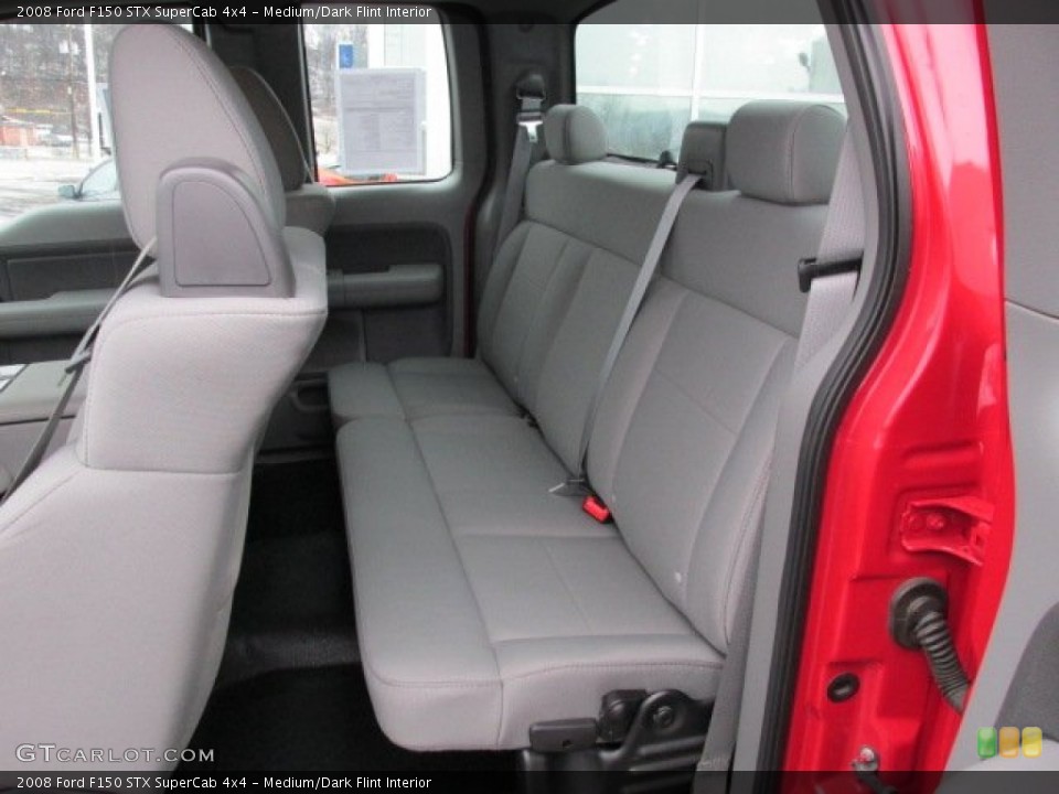 Medium/Dark Flint Interior Rear Seat for the 2008 Ford F150 STX SuperCab 4x4 #76493639
