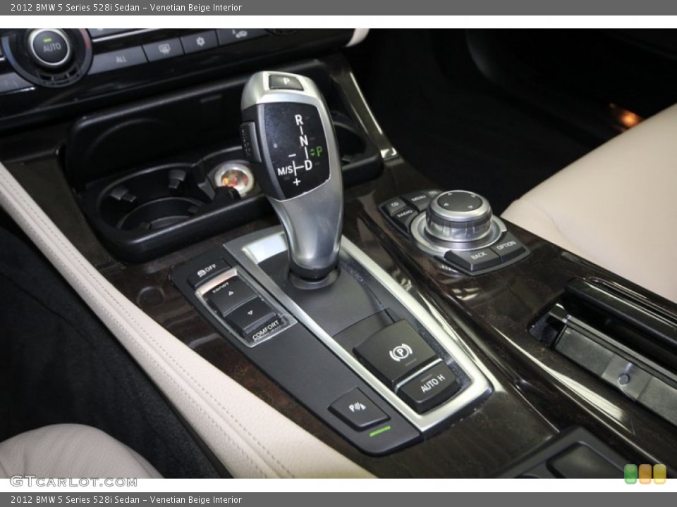 Venetian Beige Interior Transmission for the 2012 BMW 5 Series 528i Sedan #76496388