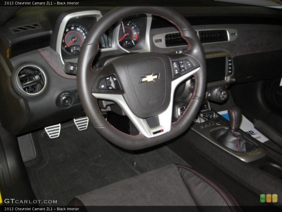 Black Interior Dashboard for the 2013 Chevrolet Camaro ZL1 #76500608