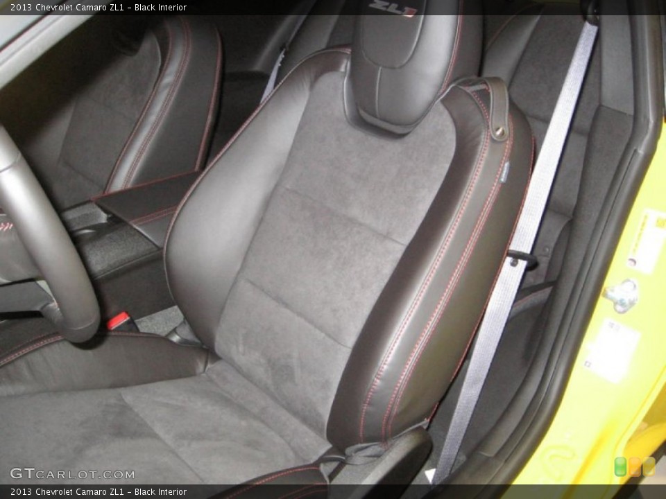 Black Interior Front Seat for the 2013 Chevrolet Camaro ZL1 #76500632