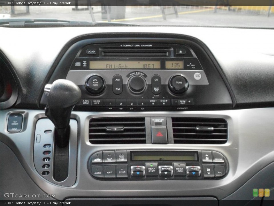 Gray Interior Controls for the 2007 Honda Odyssey EX #76501109