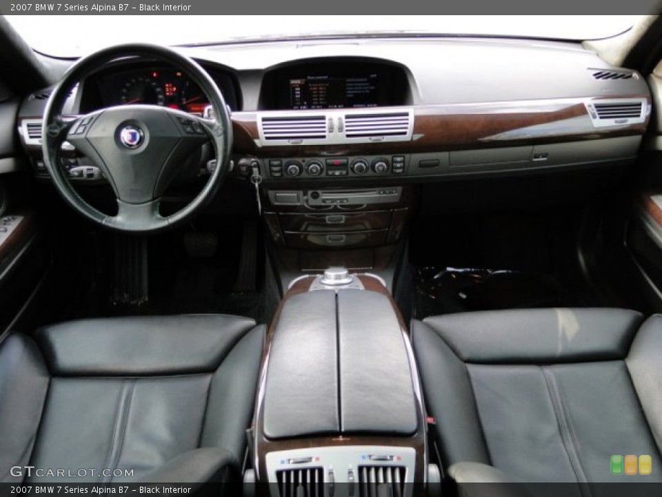 Black Interior Dashboard for the 2007 BMW 7 Series Alpina B7 #76501409