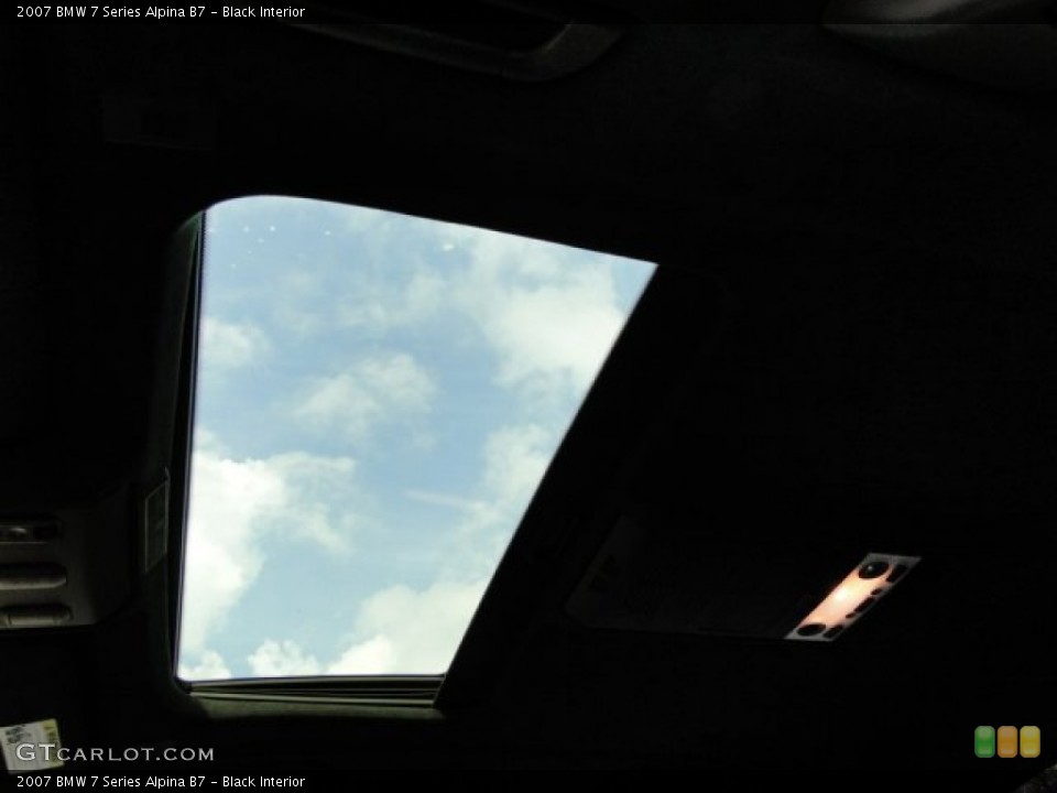 Black Interior Sunroof for the 2007 BMW 7 Series Alpina B7 #76501763