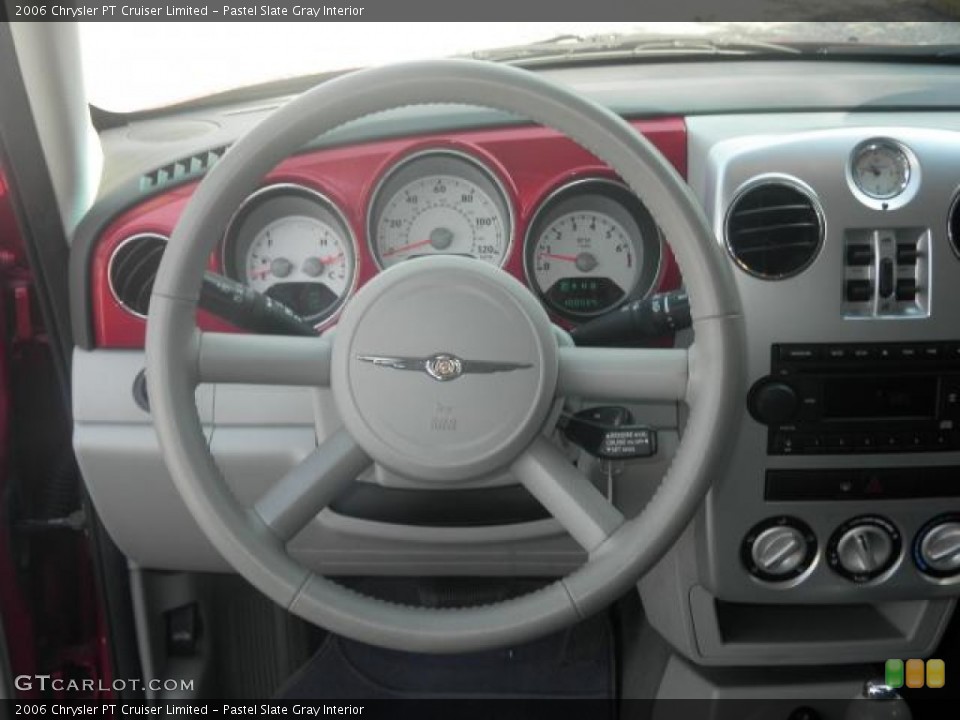 Pastel Slate Gray Interior Steering Wheel for the 2006 Chrysler PT Cruiser Limited #76502314