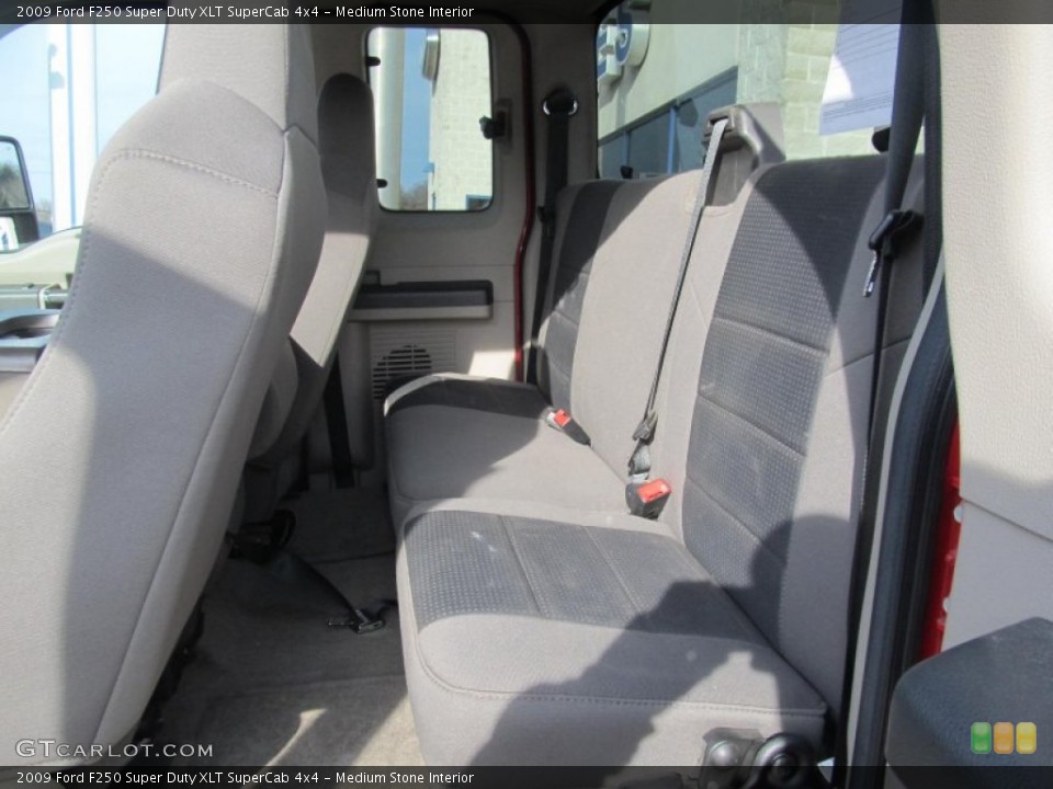 Medium Stone Interior Rear Seat for the 2009 Ford F250 Super Duty XLT SuperCab 4x4 #76503284