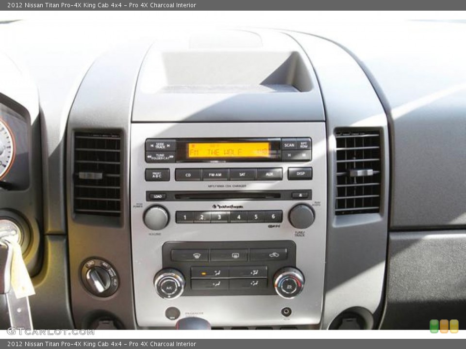Pro 4X Charcoal Interior Controls for the 2012 Nissan Titan Pro-4X King Cab 4x4 #76504697