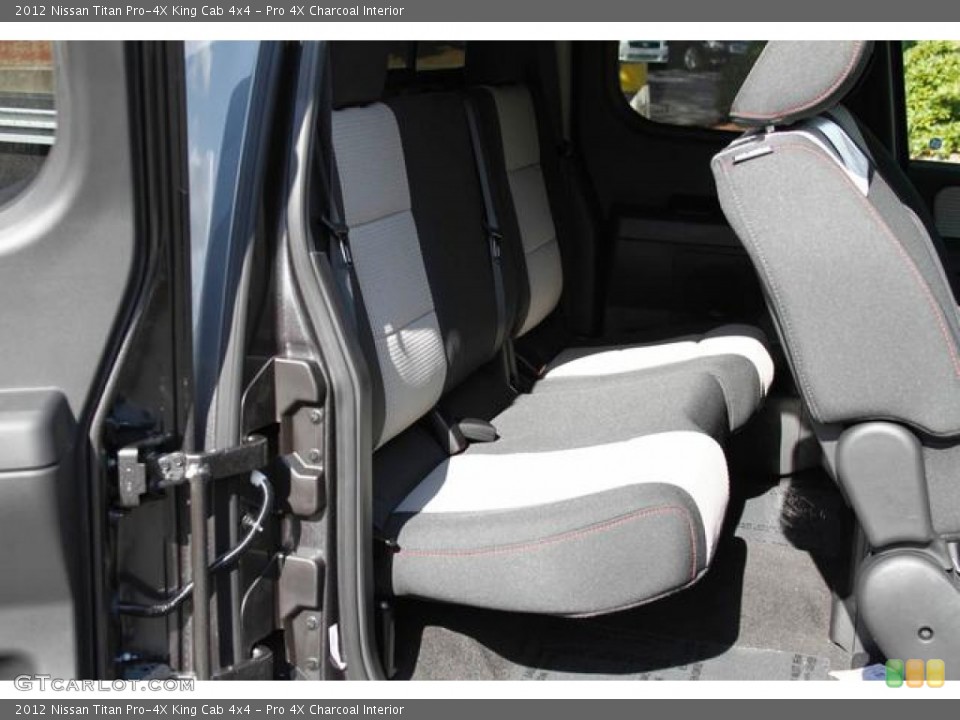 Pro 4X Charcoal Interior Rear Seat for the 2012 Nissan Titan Pro-4X King Cab 4x4 #76504712
