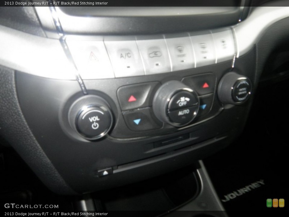 R/T Black/Red Stitching Interior Controls for the 2013 Dodge Journey R/T #76505700