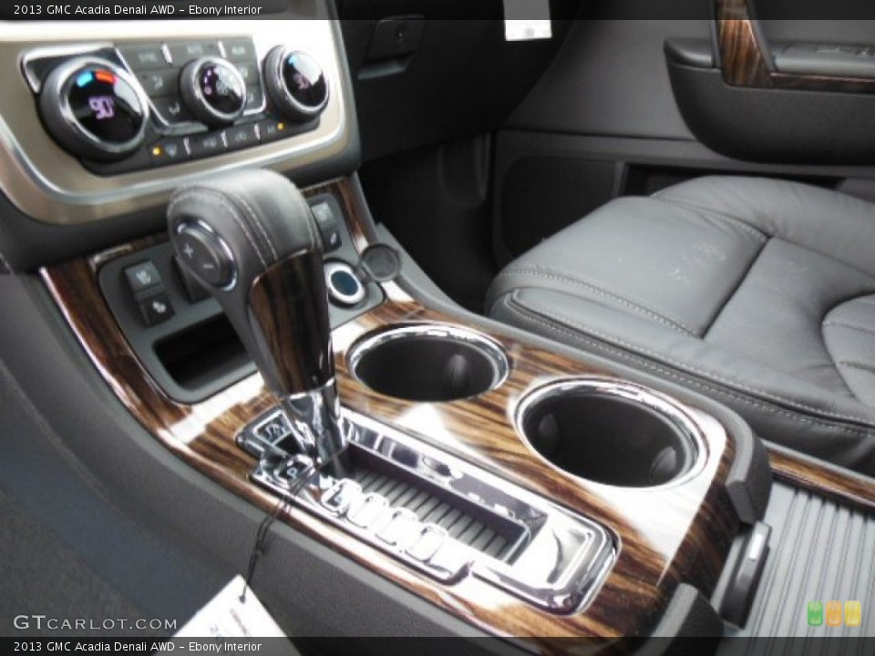 Ebony Interior Transmission for the 2013 GMC Acadia Denali AWD #76505785