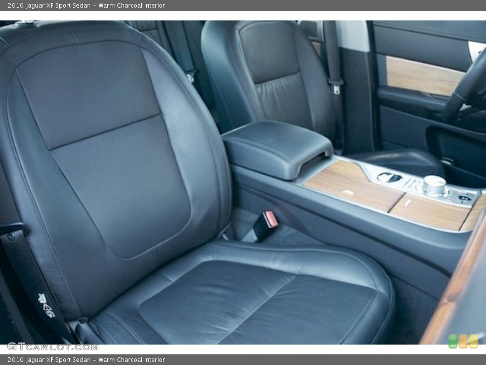 Warm Charcoal Interior Front Seat for the 2010 Jaguar XF Sport Sedan #76507155