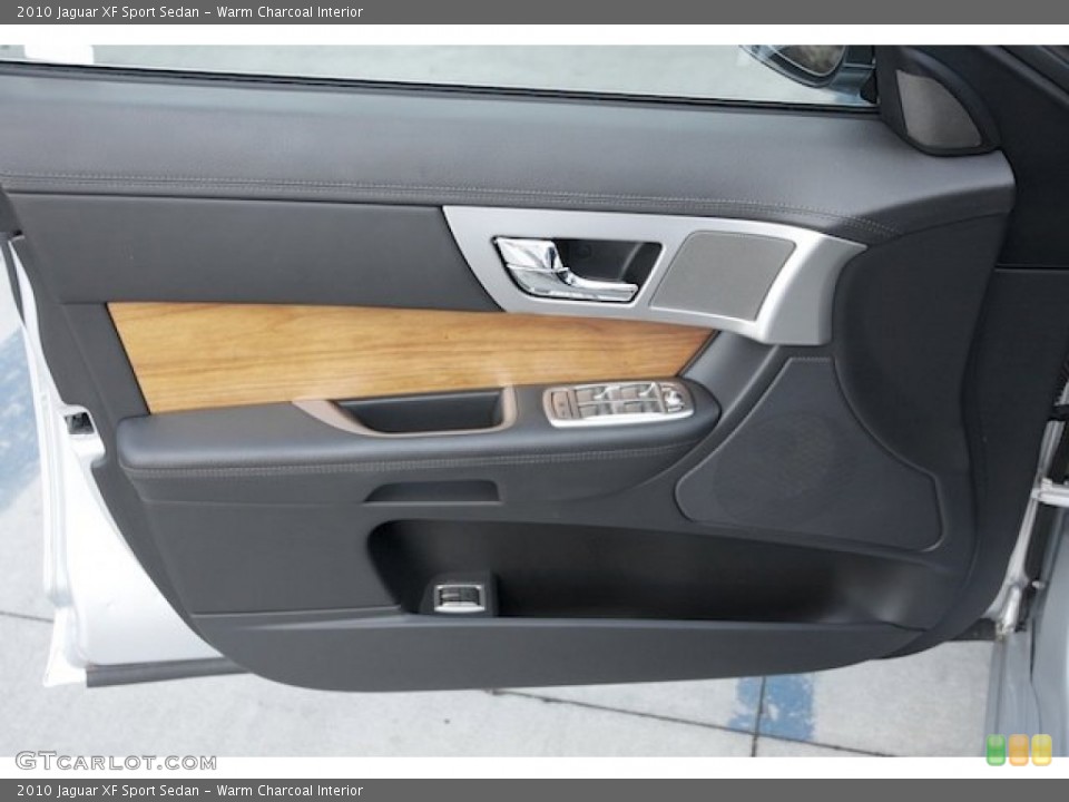 Warm Charcoal Interior Door Panel for the 2010 Jaguar XF Sport Sedan #76507237