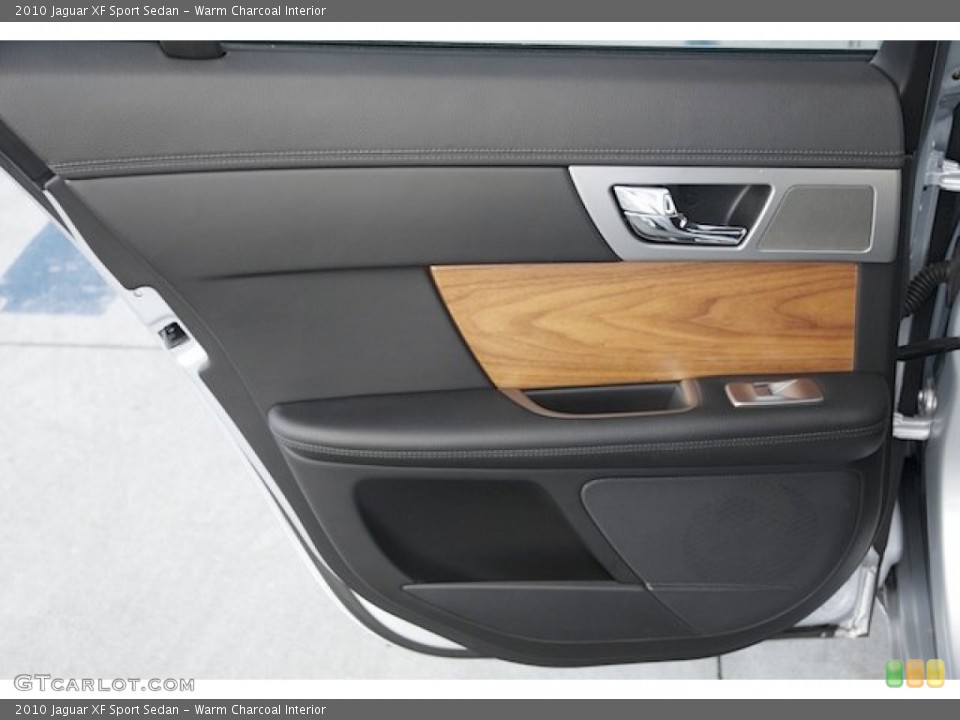 Warm Charcoal Interior Door Panel for the 2010 Jaguar XF Sport Sedan #76507253