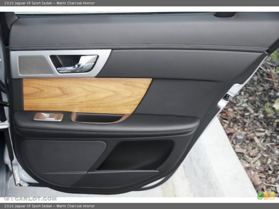 Warm Charcoal Interior Door Panel for the 2010 Jaguar XF Sport Sedan #76507274