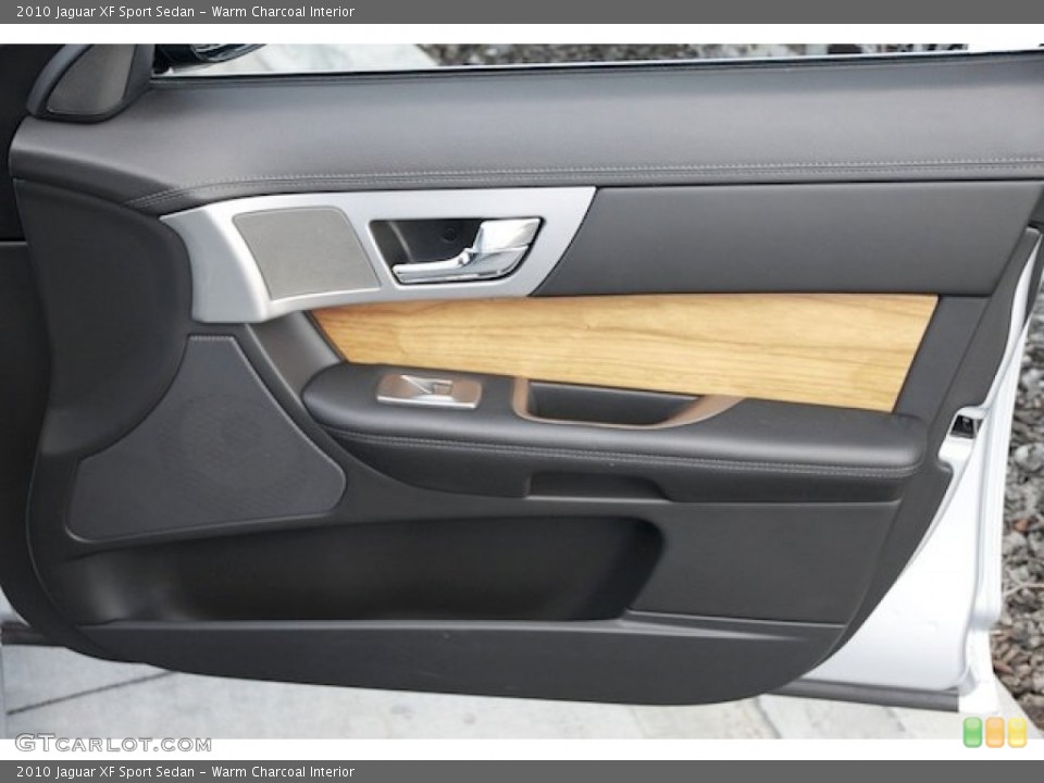 Warm Charcoal Interior Door Panel for the 2010 Jaguar XF Sport Sedan #76507288
