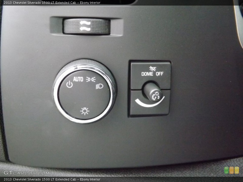Ebony Interior Controls for the 2013 Chevrolet Silverado 1500 LT Extended Cab #76508627