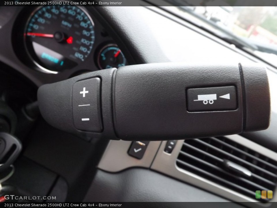 Ebony Interior Controls for the 2013 Chevrolet Silverado 2500HD LTZ Crew Cab 4x4 #76510245