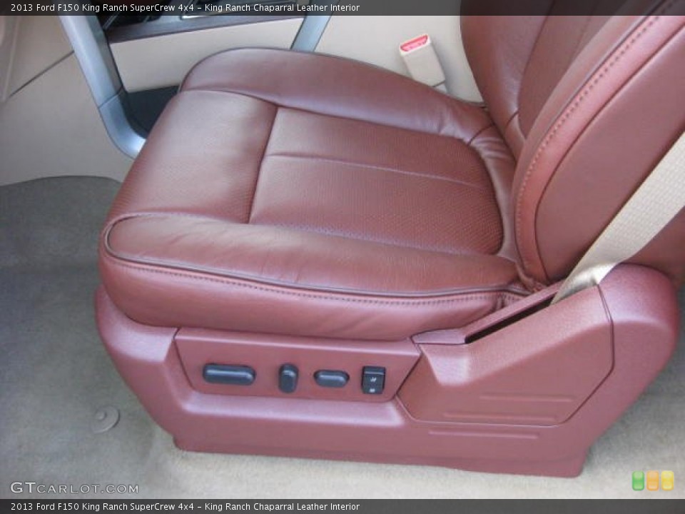 King Ranch Chaparral Leather Interior Front Seat for the 2013 Ford F150 King Ranch SuperCrew 4x4 #76510361