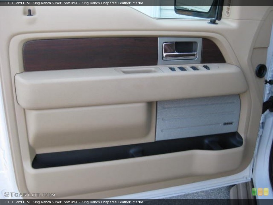 King Ranch Chaparral Leather Interior Door Panel for the 2013 Ford F150 King Ranch SuperCrew 4x4 #76510391