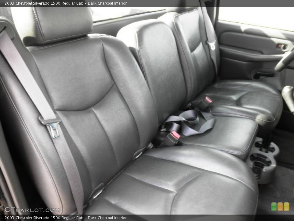 Dark Charcoal Interior Front Seat for the 2003 Chevrolet Silverado 1500 Regular Cab #76510457