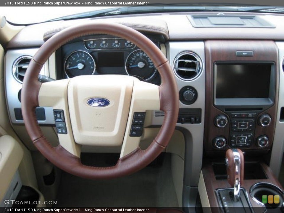 King Ranch Chaparral Leather Interior Dashboard for the 2013 Ford F150 King Ranch SuperCrew 4x4 #76510472