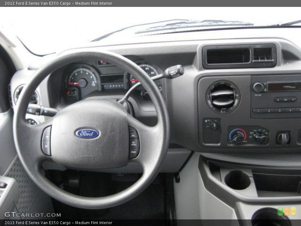 Medium Flint Interior Dashboard for the 2013 Ford E Series Van E350 Cargo #76510820