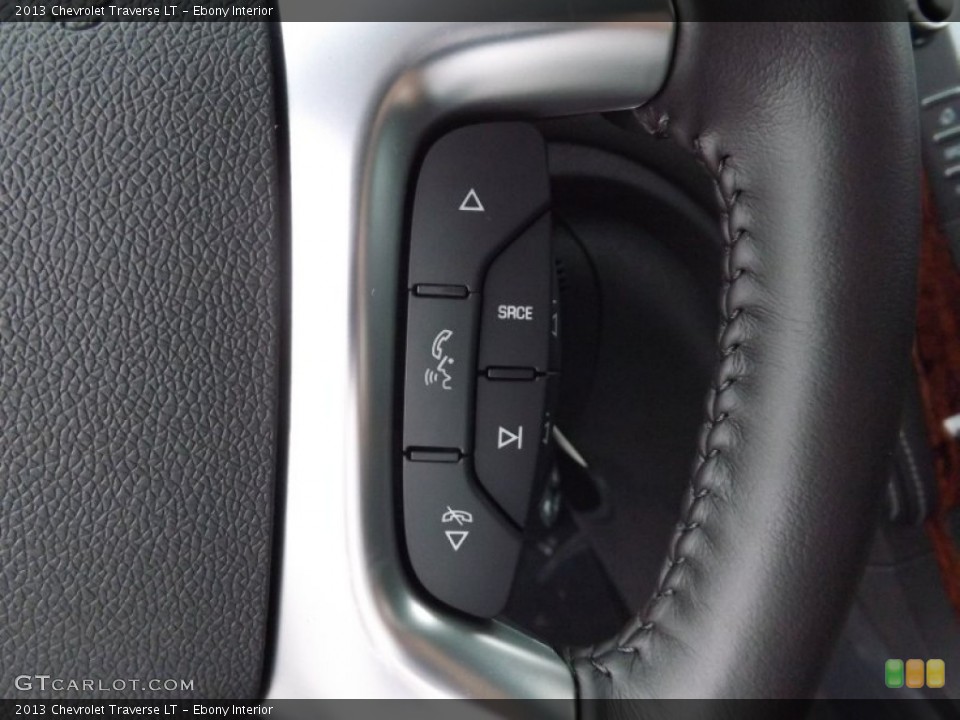 Ebony Interior Controls for the 2013 Chevrolet Traverse LT #76511070