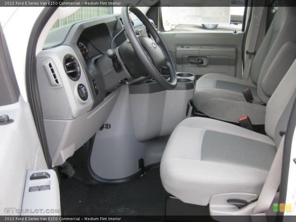 Medium Flint Interior Photo for the 2013 Ford E Series Van E150 Commercial #76511113
