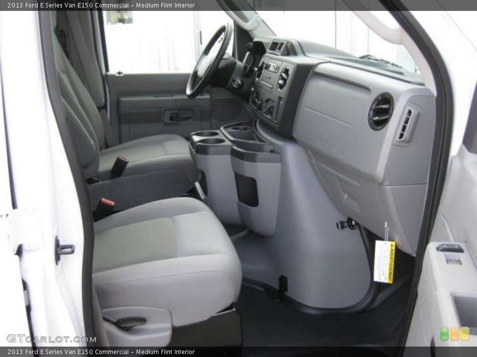 Medium Flint Interior Dashboard for the 2013 Ford E Series Van E150 Commercial #76511213