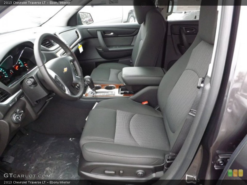 Ebony Interior Front Seat for the 2013 Chevrolet Traverse LT #76511249