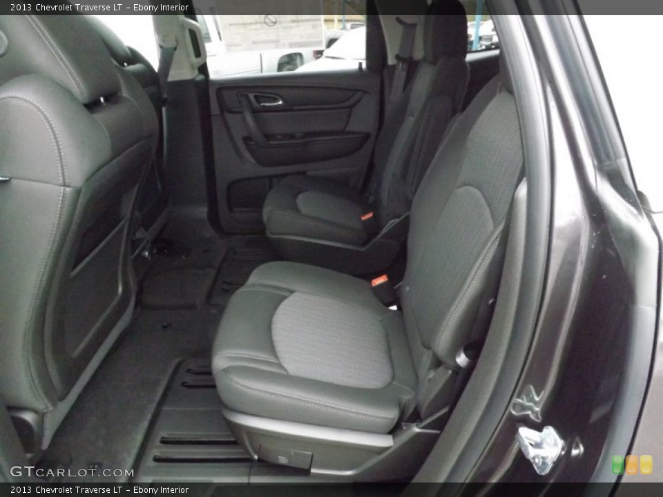 Ebony Interior Rear Seat for the 2013 Chevrolet Traverse LT #76511353