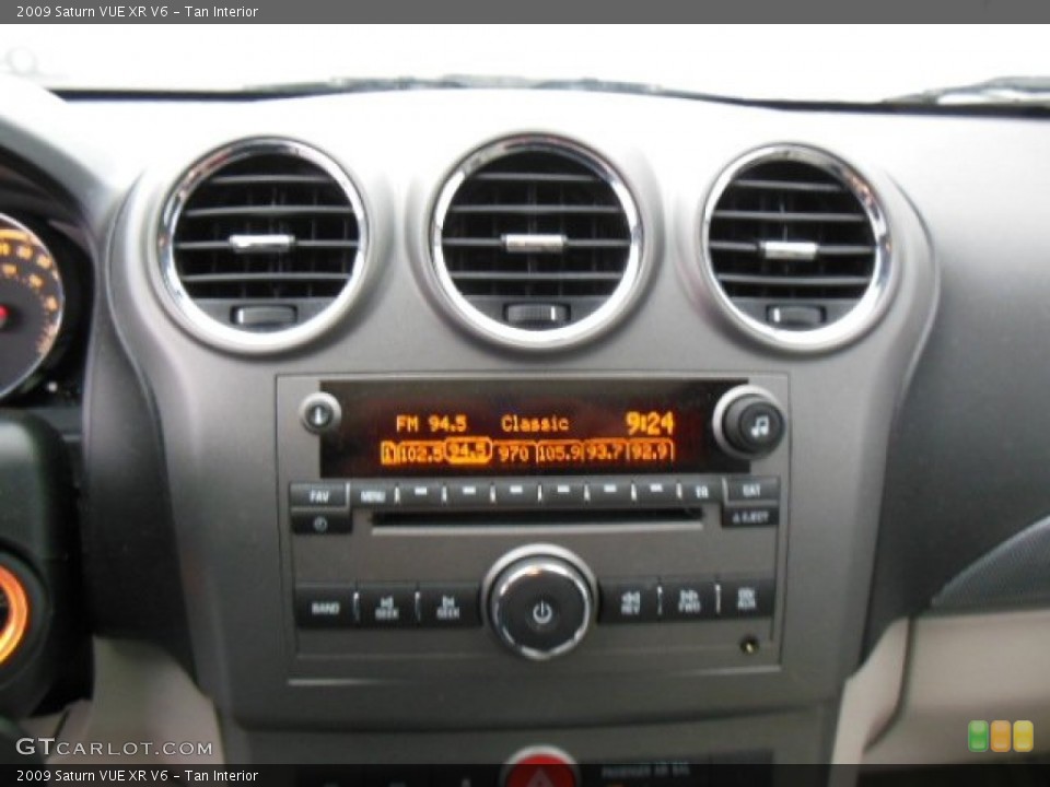 Tan Interior Controls for the 2009 Saturn VUE XR V6 #76511399