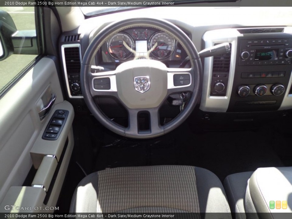 Dark Slate/Medium Graystone Interior Dashboard for the 2010 Dodge Ram 2500 Big Horn Edition Mega Cab 4x4 #76513023