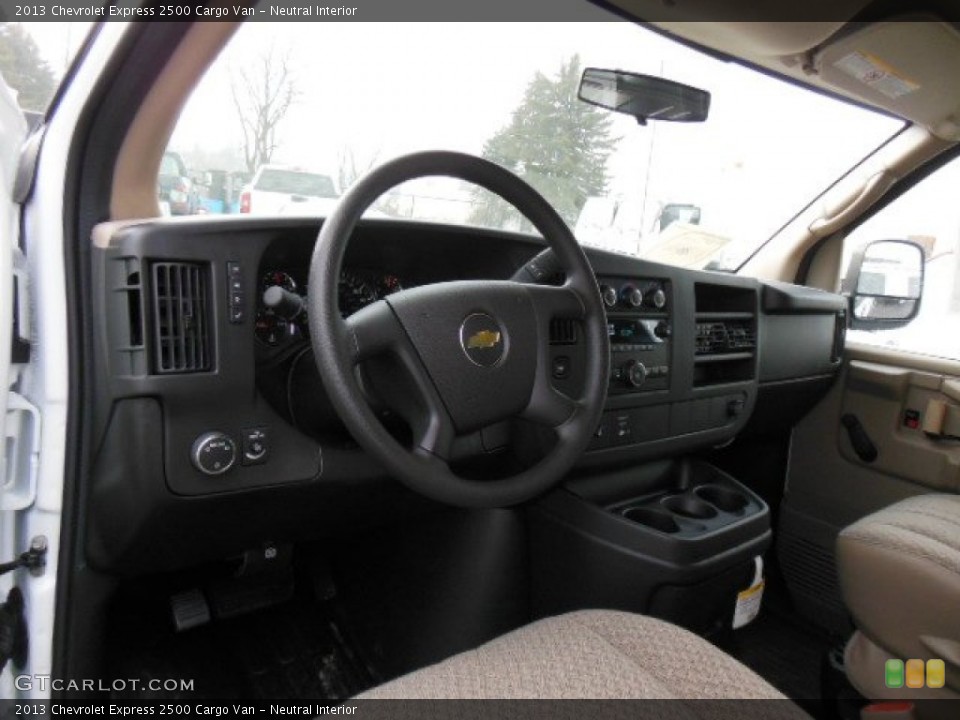 Neutral Interior Dashboard for the 2013 Chevrolet Express 2500 Cargo Van #76514190