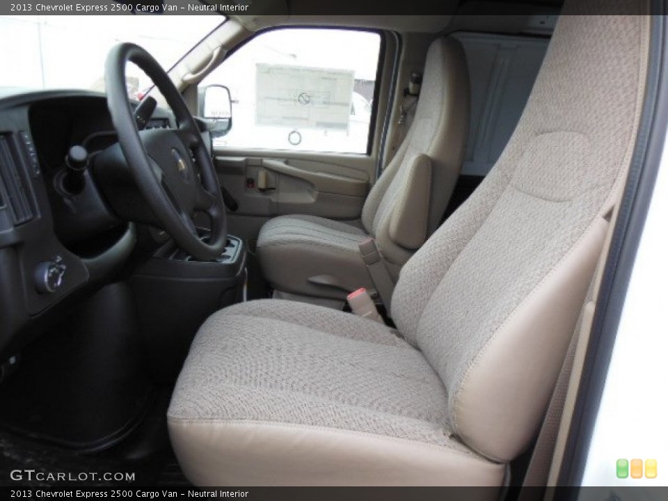 Neutral Interior Front Seat for the 2013 Chevrolet Express 2500 Cargo Van #76514210