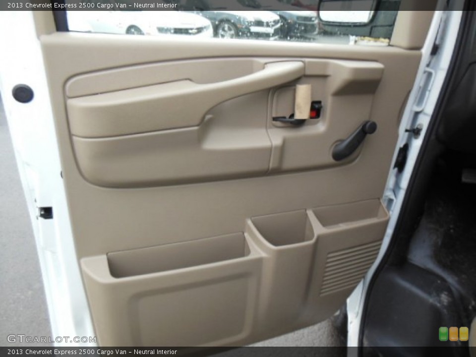 Neutral Interior Door Panel for the 2013 Chevrolet Express 2500 Cargo Van #76514229