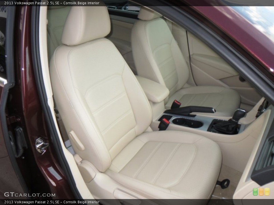 Cornsilk Beige Interior Front Seat for the 2013 Volkswagen Passat 2.5L SE #76515568