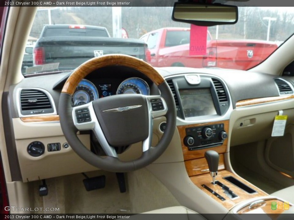Dark Frost Beige/Light Frost Beige Interior Dashboard for the 2013 Chrysler 300 C AWD #76516338