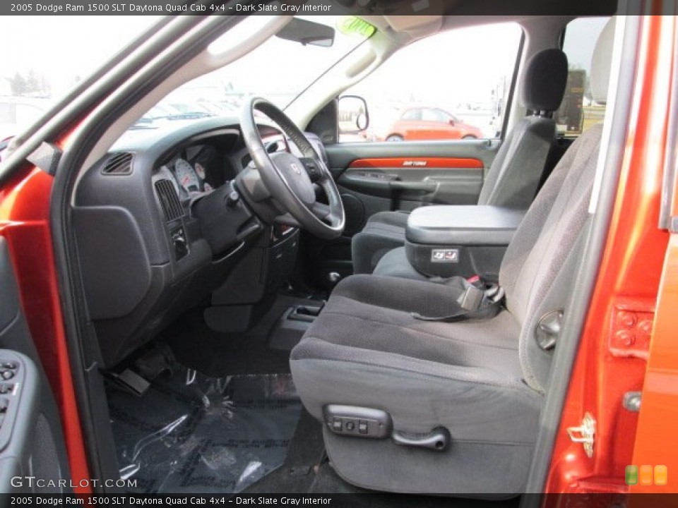 Dark Slate Gray Interior Front Seat for the 2005 Dodge Ram 1500 SLT Daytona Quad Cab 4x4 #76516529