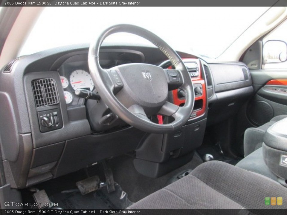 Dark Slate Gray Interior Prime Interior for the 2005 Dodge Ram 1500 SLT Daytona Quad Cab 4x4 #76516559