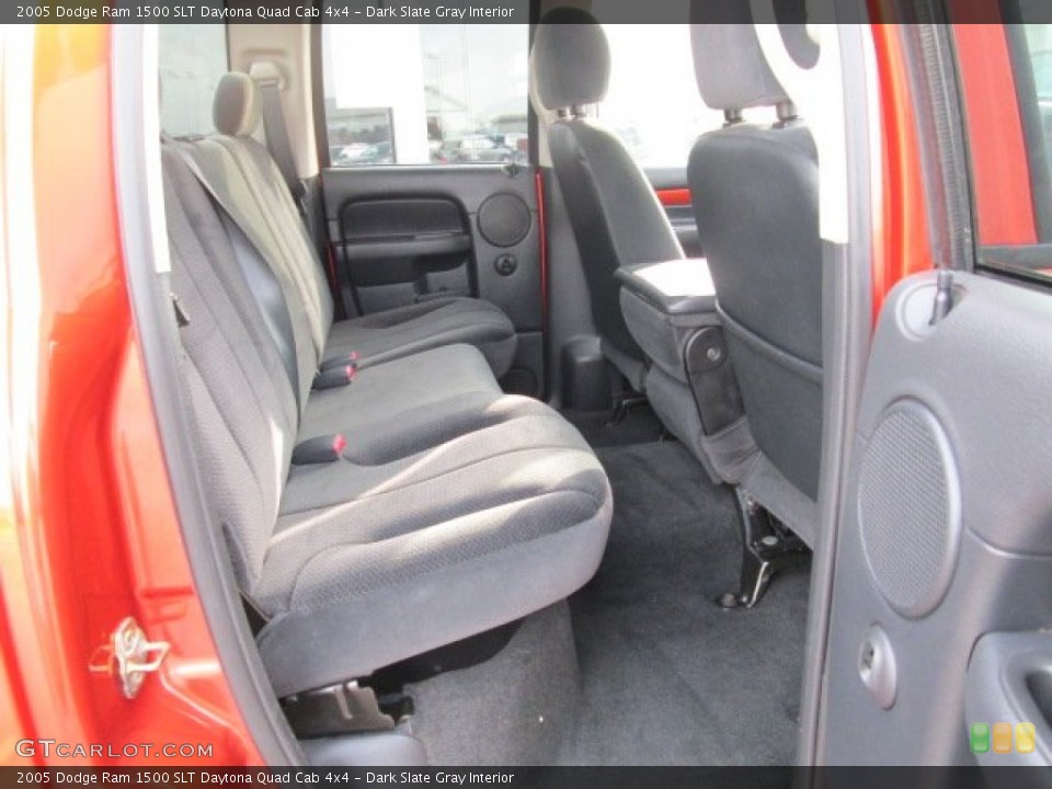 Dark Slate Gray Interior Rear Seat for the 2005 Dodge Ram 1500 SLT Daytona Quad Cab 4x4 #76516618