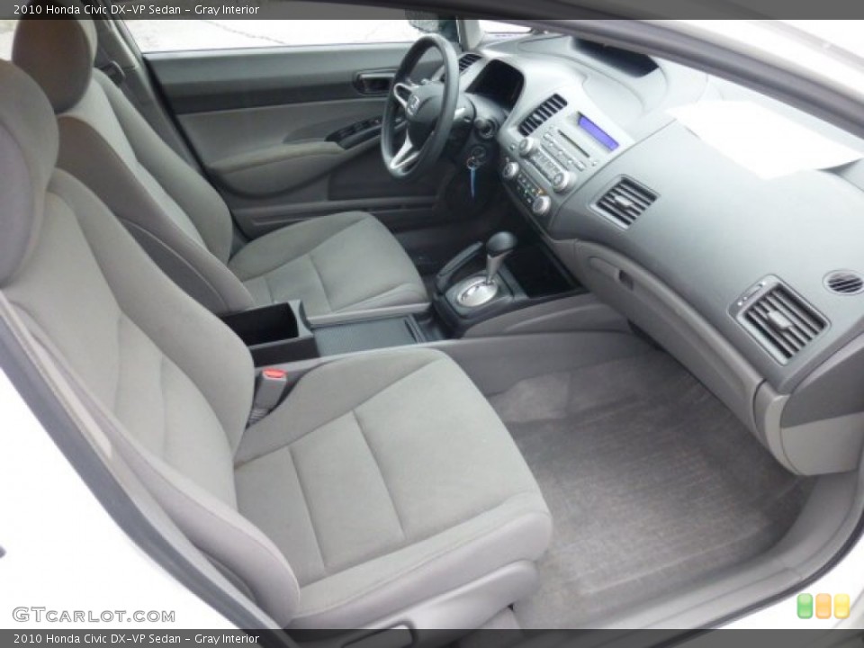 Gray Interior Photo for the 2010 Honda Civic DX-VP Sedan #76517345