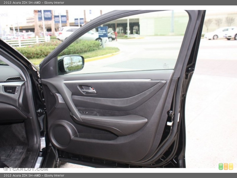 Ebony Interior Door Panel for the 2013 Acura ZDX SH-AWD #76517774